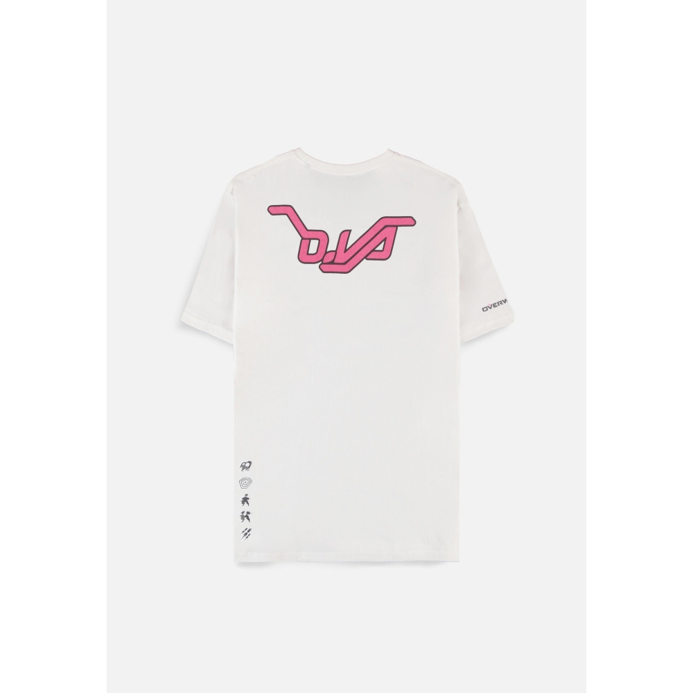 Overwatch - D.VA Heren Tshirt - Wit